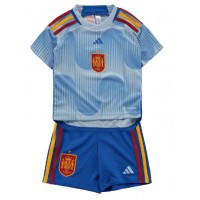 Dječji Nogometni Dres Španjolska Gostujuci SP 2022 Kratak Rukav (+ Kratke hlače)